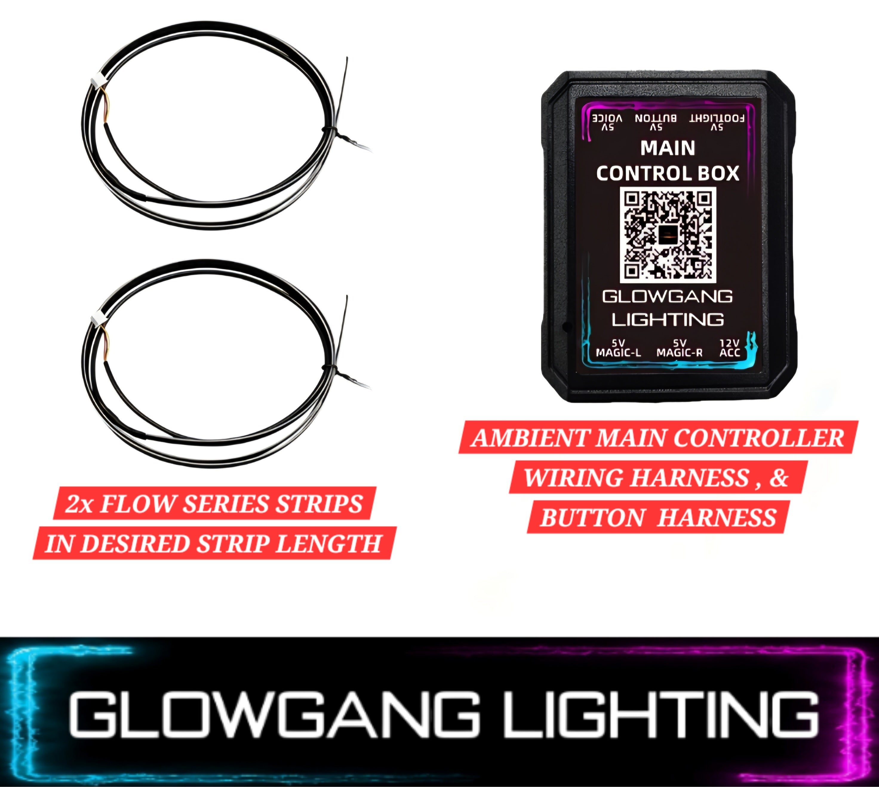 FLOW SERIES SUNROOF / PANORAMIC ROOF AMBIENT KIT