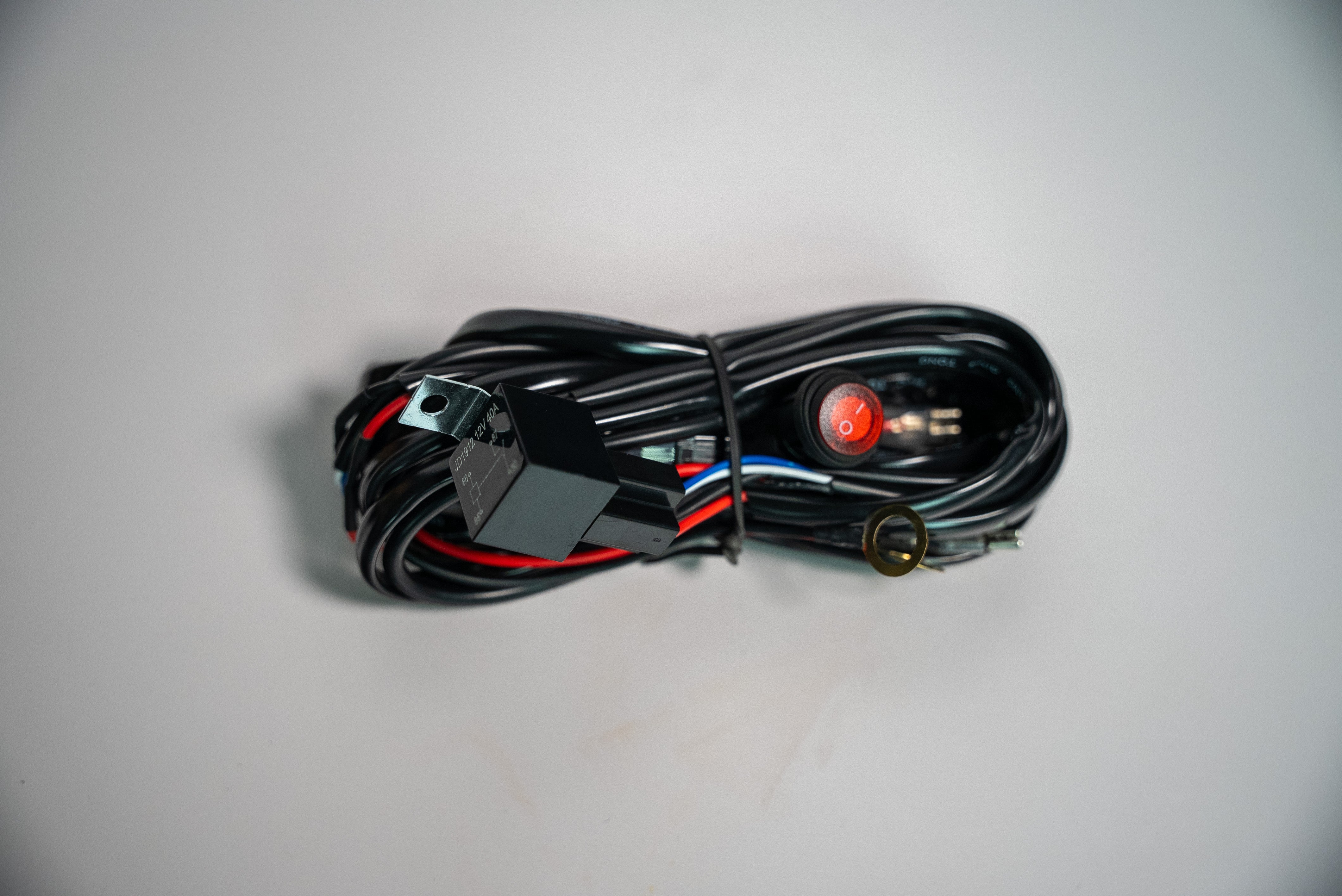 12V 40A HD RELAY ON/OFF SWITCH HARNESS DUAL OUTPUT