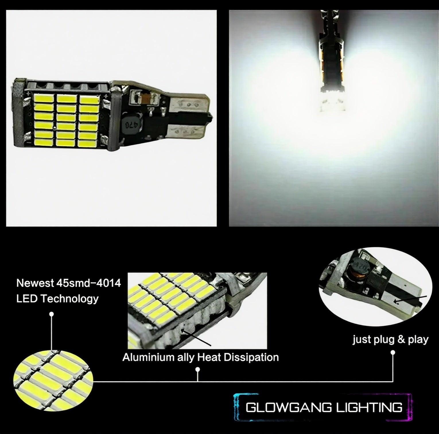 GLOWGANG PLUG N PLAY LED BULBS
