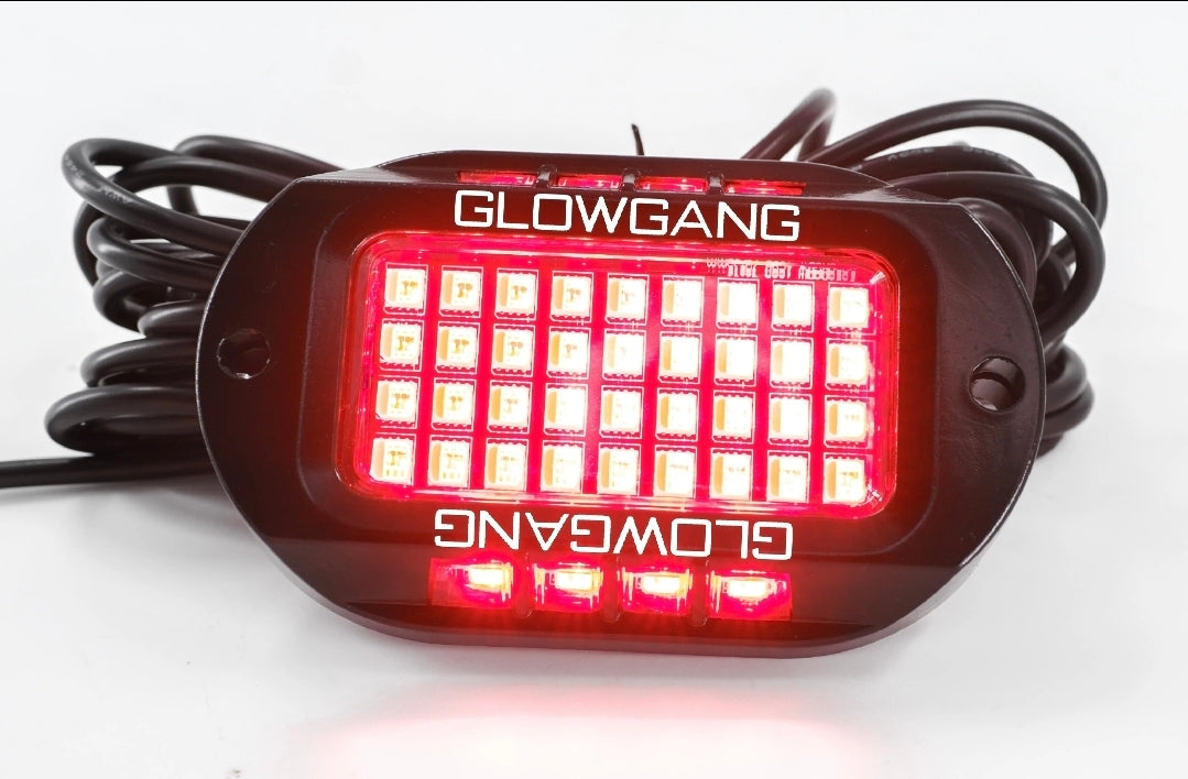 GLOWGANG 44 LED MAX SERIES RGBW ROCK LIGHT PODS