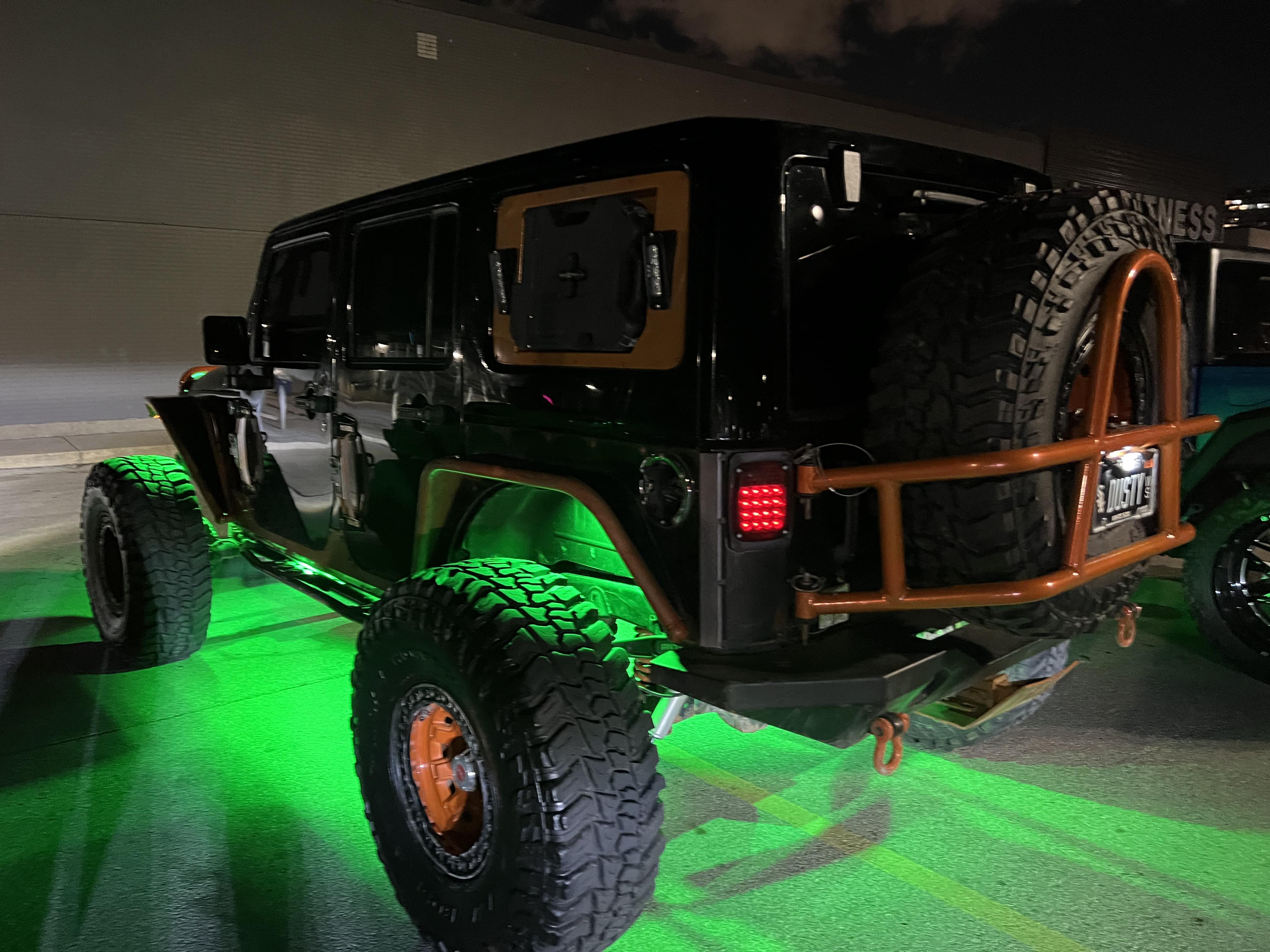 GLOWGANG 44 LED MAX SERIES RGBW ROCK LIGHT PODS