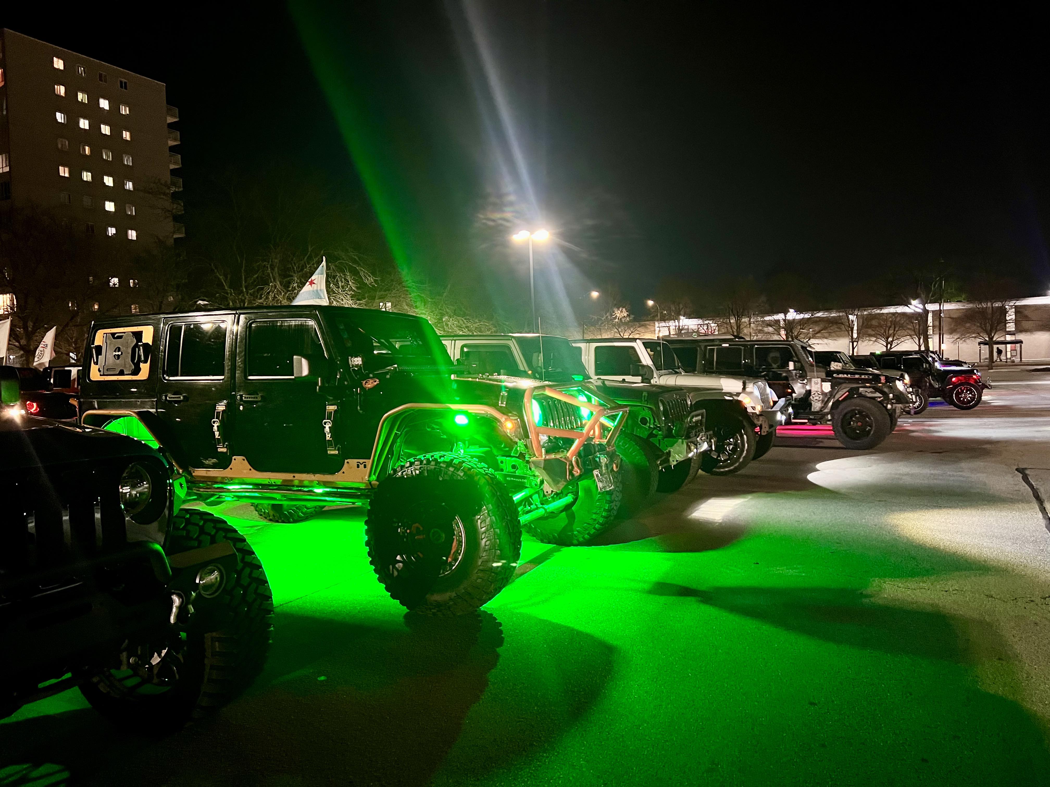 GLOWGANG 44 LED MAX SERIES RGBW ROCK LIGHT PODS