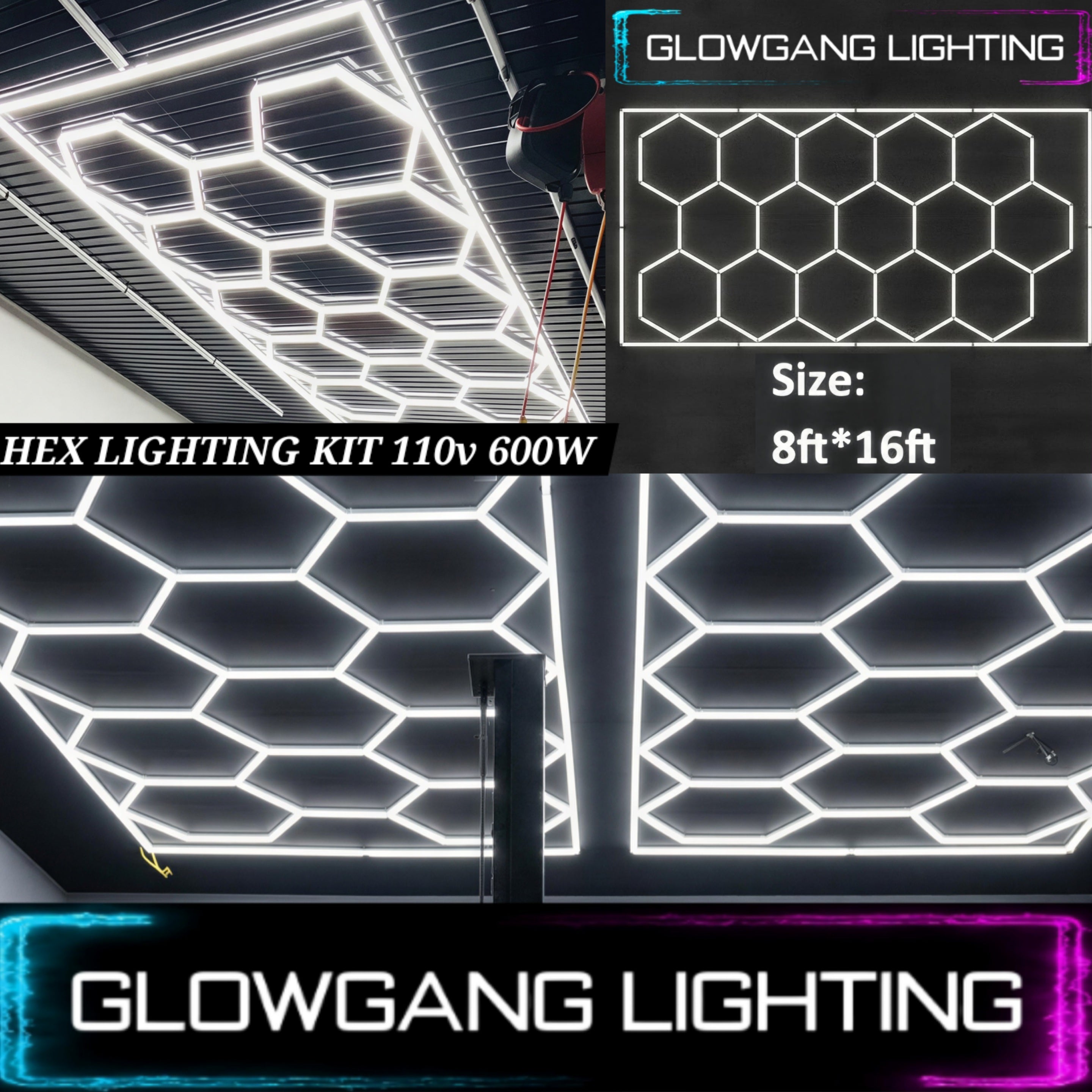 HEXAGON LED LIGHTING KIT