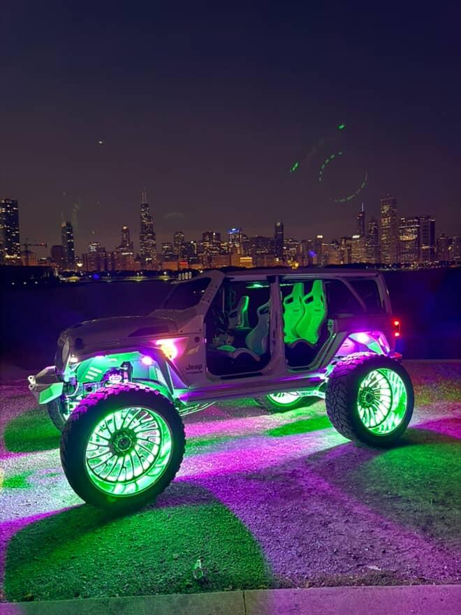 RGBW HIGH INTENSITY WHEEL LIGHT KIT