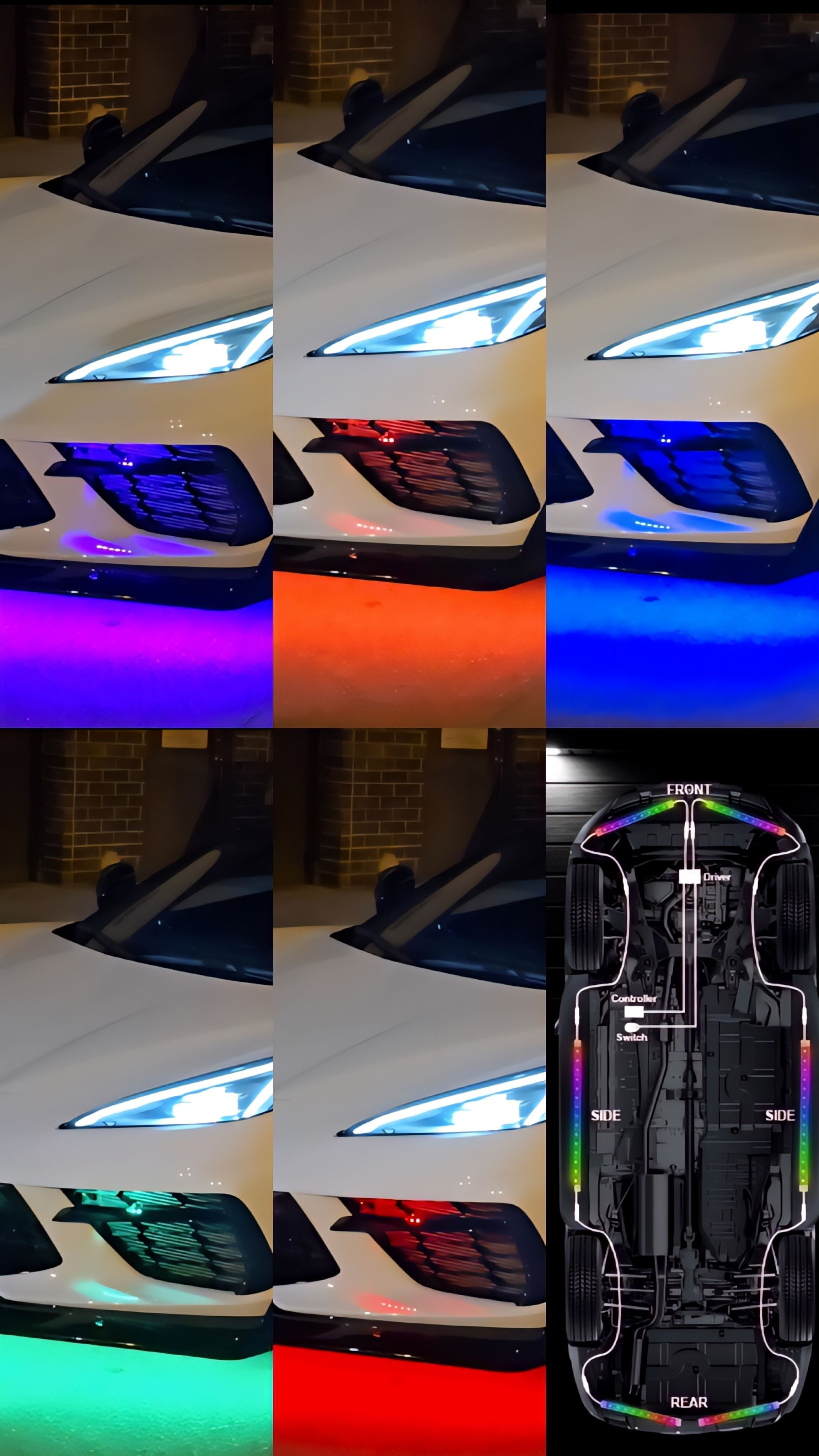 SINGLE ROW FLOW SERIES UNDERGLOW KIT