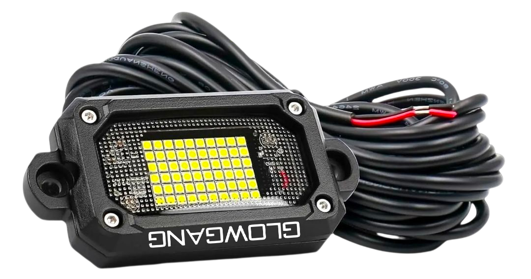 GLOWGANG 60 LED HIGH INTENSITY PURE WHITE ROCK LIGHT POD