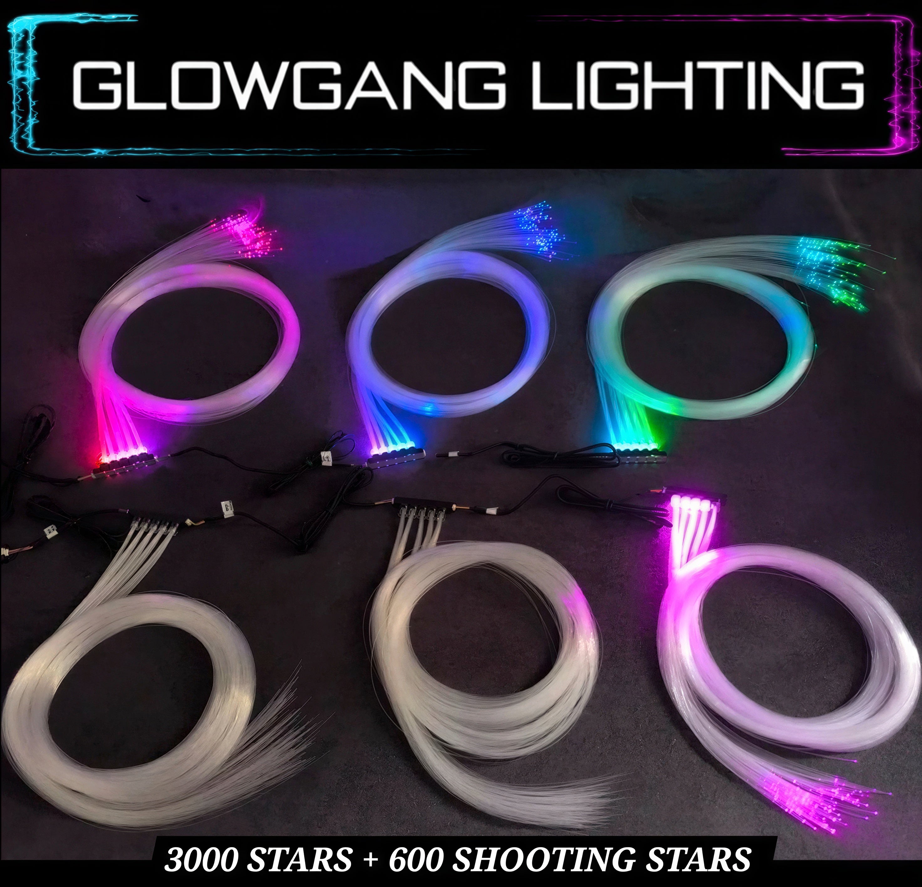 FLOW SERIES DYNAMIC STARLIGHT TWINKLE HEADLINER KIT