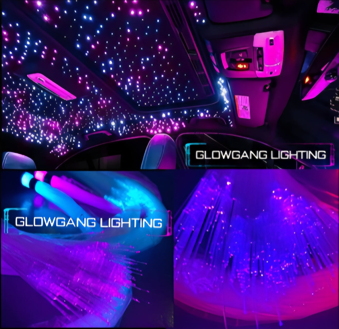 20W DUAL COLOR ZONE TWINKLE STARLIGHT HEADLINER KIT